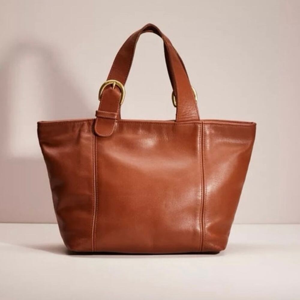 Coach Brown Leather Shoulder Tote